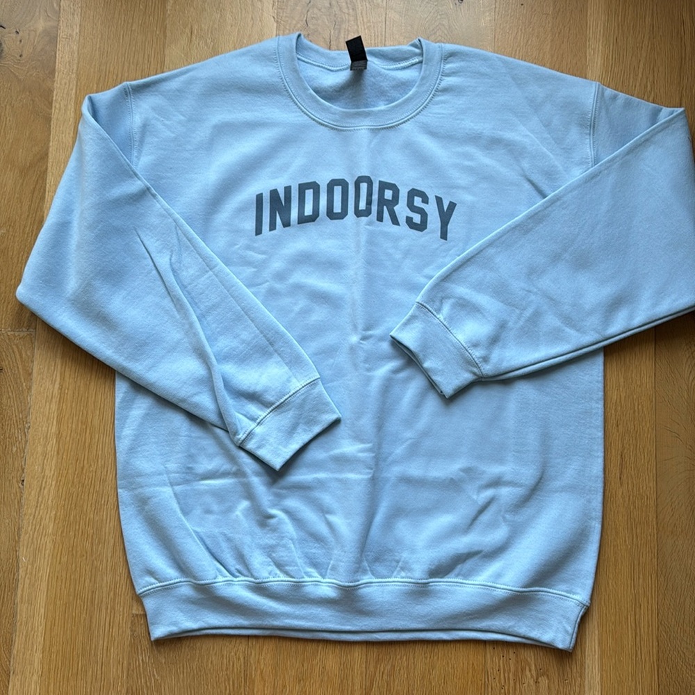 Women’s graphic sweatshirt “Indoorsy” NWOT Ivy & Cloth